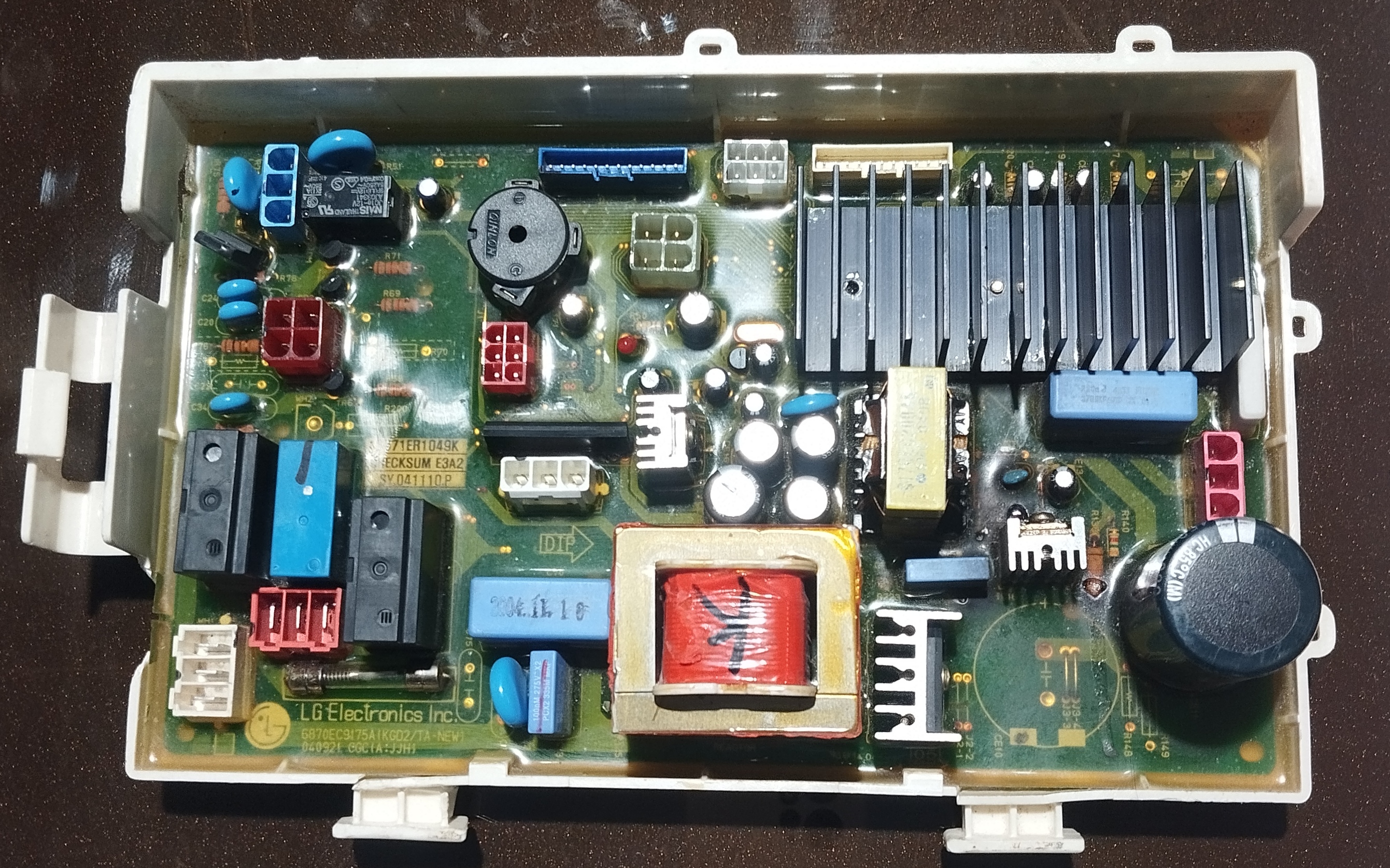 برد لباسشویی LG دایرکت درایو