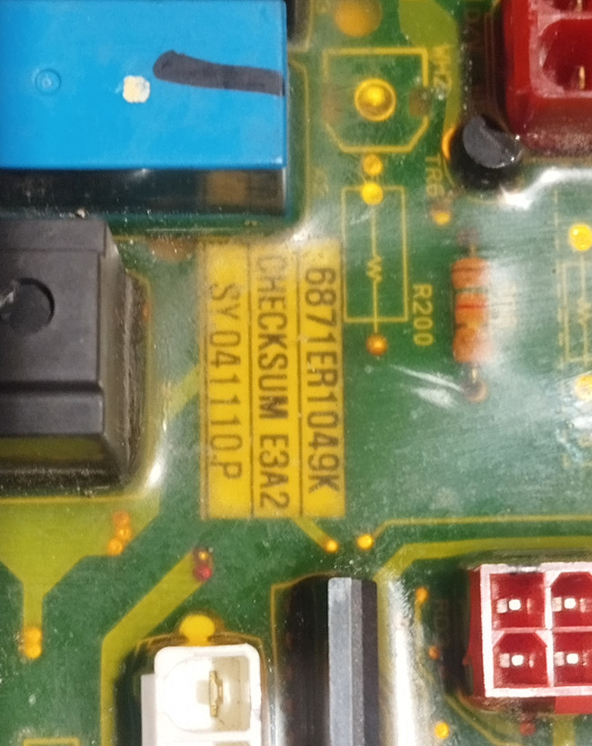برد لباسشویی LG دایرکت درایو